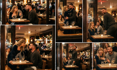 Taylor Swift Drooling Over New Husband Travis Kelce on Their First Post-Wedding Dinner Date in NYC - He Shocks Everyone With Surprise Table Performance, Wedding Slow Dance & Hilarious Twerking! Open Window Chaos Goes Viral... See Full Clip + 38 Steamy Photos