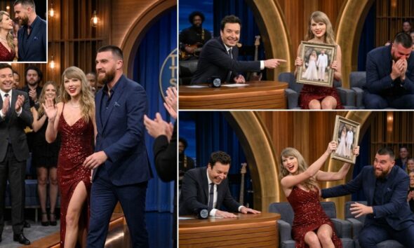 Travis Kelce and Taylor Swift Make Shocking First Public Appearance as a Married Couple on 'The Tonight Show Starring Jimmy Fallon'
