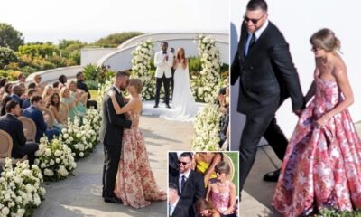 Full Clip of Travis Kelce Crying Again as He Recreates the Emotional Slow Dancing Moment from Their MSG Wedding with Taylor Swift at JuJu Smith-Schuster’s Wedding the Newlyweds Recently Attended but the Moment That Made Guests Emotional Was the Heart-Melting Thing Taylor Did Next for Travis See Raw Unseen Footage