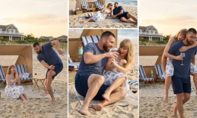 First 20 Photos and Clip from Taylor Swift and Travis Kelce’s Private Honeymoon Date Revealed as Travis Surprises Her with a Dance Performance While Taylor Gets Tipsy and Is Sweetly Carried Back to the Hotel by Her Gentle Husband, See the Never-Before-Seen Moments