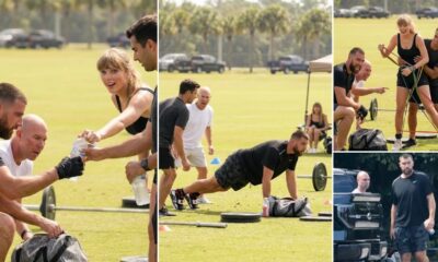 Taylor Swift in Her NFL WAG Era Makes a Surprise Appearance at Travis Kelce’s Private Offseason Workouts to Show Early Support for Her Husband's Upcoming NFL Season