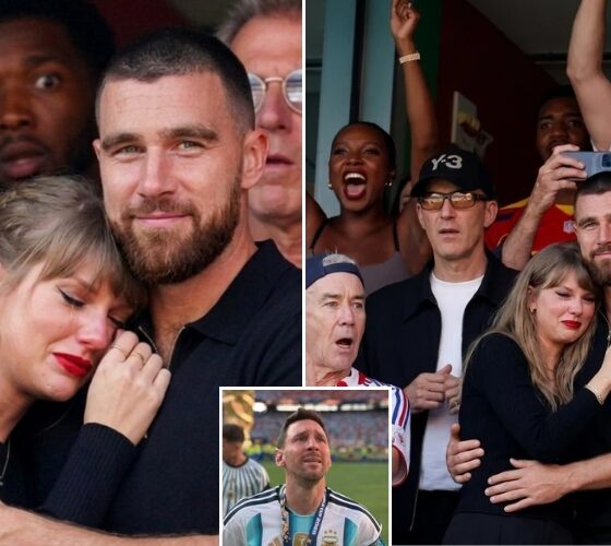 Travis Kelce Comforts a Crying Taylor Swift at the FIFA World Cup 2026 After Spain’s Win Over Argentina, but His Expression Reveals He’s Glad Spain Won and He May Have Some Serious Explaining to Do When She Sees the Photos at Home