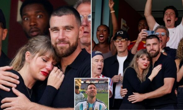 Travis Kelce Comforts a Crying Taylor Swift at the FIFA World Cup 2026 After Spain’s Win Over Argentina, but His Expression Reveals He’s Glad Spain Won and He May Have Some Serious Explaining to Do When She Sees the Photos at Home