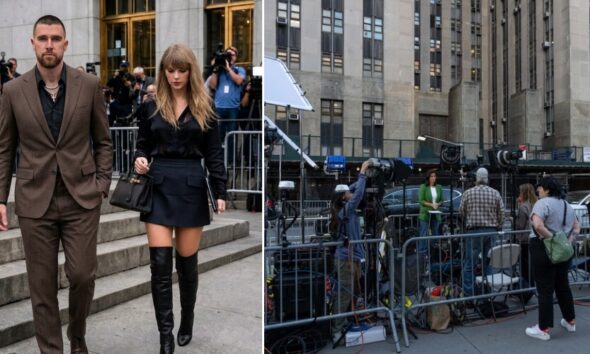 IT'S OFFICIALLY OVER: Taylor Swift and Travis Kelce's marriage is over after less than 3 weeks following their star-studded wedding at MSG.