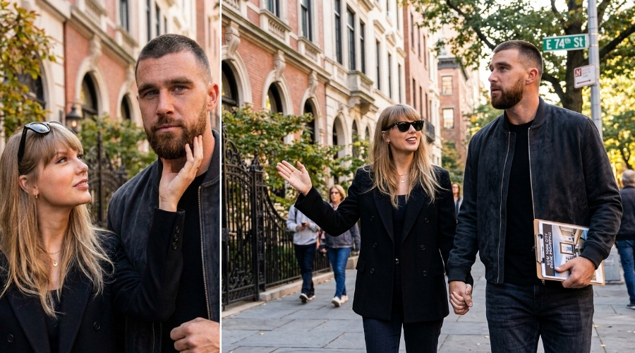 Taylor Swift and Husband Travis Kelce Spotted Secretly House Hunting in Manhattan Weeks After Their MSG Wedding - Seen Touring Ultra-Exclusive High-Security Townhouses as Shocking Reports Confirm Travis Is Rejecting Taylor’s Home to Start Fresh Together… Fans Are Losing It Over What This Means