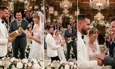 Taylor Swift Releases First Official Photos and Videos from Her MSG Wedding, Featuring Emotional Moments as She and Travis Kelce Read Personal Vows from Gold-Bound Books