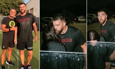 Travis Kelce Spotted Forcefully Kissing Mystery Woman in Chiefs Training Camp Parking Lot After Almost a Month After Wedding and Ahead of Training Camp Starting on July 29 And the Mystery Woman Has Been Confirmed to Be Taylor's... See More