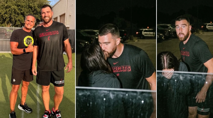 Travis Kelce Spotted Forcefully Kissing Mystery Woman in Chiefs Training Camp Parking Lot After Almost a Month After Wedding and Ahead of Training Camp Starting on July 29 And the Mystery Woman Has Been Confirmed to Be Taylor's... See More
