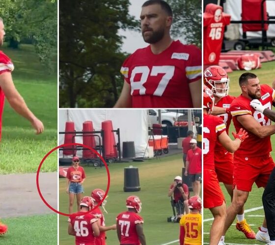Travis Kelce Visibly Furious as He Arrives at Chiefs Training Camp in St. Joseph for Year 14 After Having His Honeymoon Cut Short, Only for Eagle-Eyed Fans to Notice His Jersey Name Shockingly Changed to "Swift"