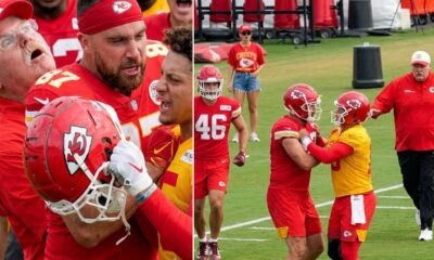 Travis Kelce and Patrick Mahomes Lost Control in an Explosive Sideline Argument at Chiefs Training Camp After Patrick Screamed "Keep Taylor and Her Circus Off My Field and Focus on Football" Over Endless Media Distractions, Prompting Travis to Snap Back