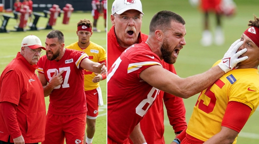 Travis Kelce Completely Loses His Temper on Day 2 of Chiefs Training Camp After Being Repeatedly Cautioned by Coach Andy Reid Over a Recurring On-Field Mistake