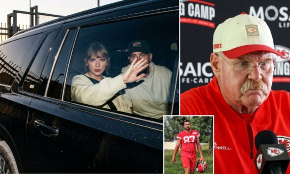 Travis Kelce Mysteriously Walks Out of Chiefs Training Camp on Day 3 Right Before Mandatory Team Meetings, Sparks Immediate National Panic as Exclusive Gate Footage Shows Pop Superstar Wife Taylor Swift Shielding His Face in the Passenger Seat of a Tinted Black SUV Escorting Him Straight to a Private Airstrip