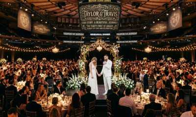 First Look Inside the Moment Travis Kelce's Sweet Vows Trigger Adorable Blush Reaction from Taylor Swift at Wedding Rehearsal Dinner at MSG... See First Unseen Footage