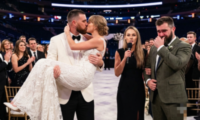 Latest Photos of Kylie Kelce at Taylor Swift and Travis Kelce’s Star-Studded MSG Wedding as She and Her Crying Husband, Jason Kelce, Make a Surprise Announcement While the Newlyweds Kiss Nonstop… See Heartwarming Moments and Unseen Photos