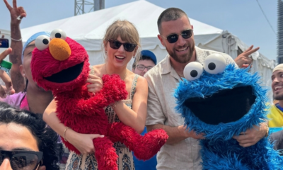 Taylor Swift and Travis Kelce Spotted at the World Cup Final Playing with Elmo in Viral Clip as Elmo Excitedly Says He Made New Friends