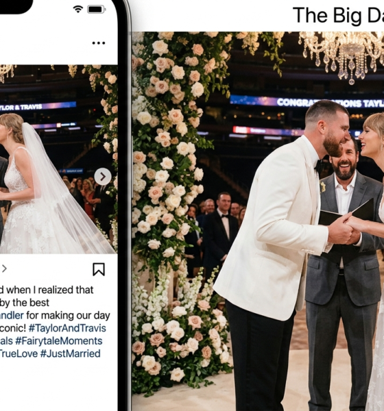 Taylor Swift Unexpectedly Drops Official MSG Wedding Album on Instagram, Shatters World Record for Most Liked Post in 10 Minutes