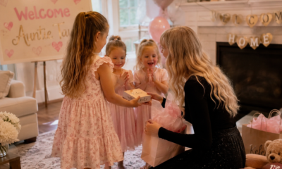 First Ever Family Clip as Kylie Kelce’s Daughters Wyatt, Elliotte, and Bennett Welcome Taylor Swift to the Kelce Family Days After the MSG Wedding “Welcome Auntie Tay”