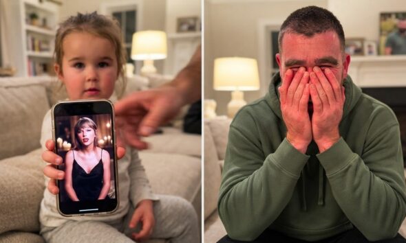 Kylie Kelce’s Second Daughter Ellie Picked Up Travis’s Phone During a Family Gathering and Accidentally Turned the Screen to the Lens - Revealing a Private, Unreleased Video of Taylor Swift Serenading Travis in an Intimate Room with a Steamy New Love Song Dedicated Only to Him That Left Him Blushing on Camera, Before Kylie Swiftly Intervened… See Full Clip and More Photos