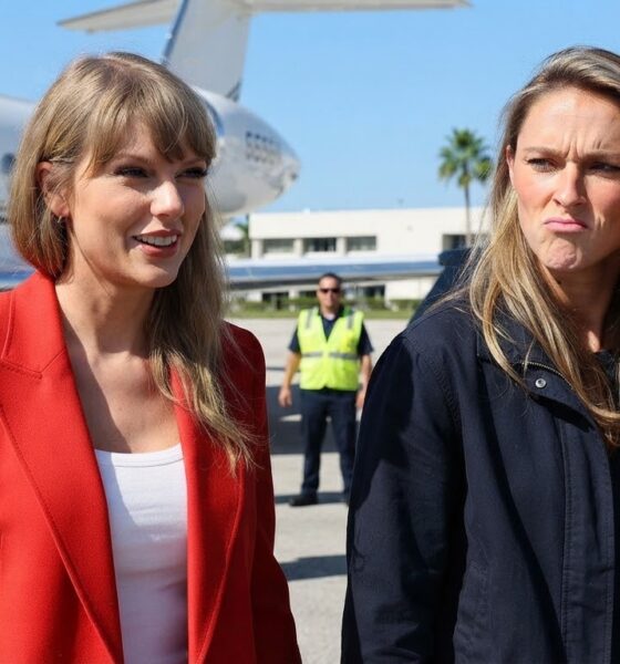 Kylie Kelce Looks Visibly Annoyed as She Arrives With Sister-in-Law Taylor Swift Kelce at a Florida Airport Ahead of the Chiefs vs. Buccaneers Preseason Game