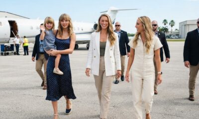 Taylor Swift, Kylie Kelce, and Brittany Mahomes Make Shocking Florida Airport Entrance Ahead of Chiefs vs Buccaneers Preseason Game - And Fans Are Saying the Exact Same Thing After Spotting Taylor Carrying a Little Girl Who Looks Just Like Her... See Clearer Photos