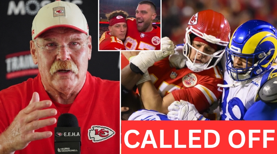 BREAKING: Chiefs Coach Andy Reid Announces Heartbreaking News That the Chiefs vs. Rams Preseason Matchup Has Been CALLED OFF After News That Travis Kelce and Patrick Mahomes Have Both Tragically... Read More