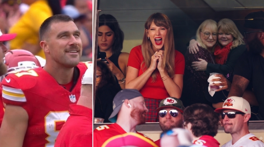See the Moment Taylor Swift Went Crazy as Her Mom Andrea and Donna Kelce Sweetly Hugged After Travis Kelce Scored a Touchdown, But the Moment That Sent Fans Even Crazier Was Travis’ Unexpected Reaction When He Looked Over at Them and What He Said Next... See the Unseen Clip