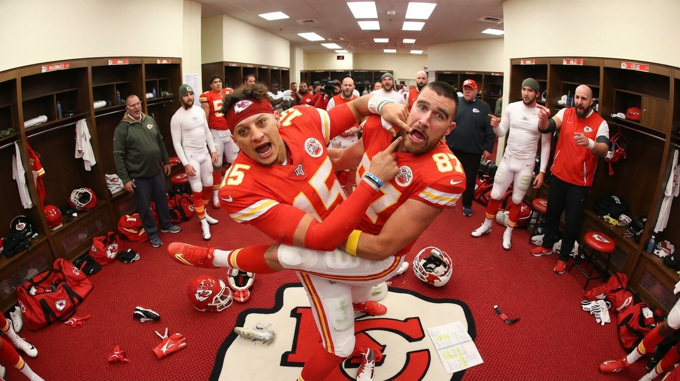 CHAOS IN THE CHIEFS LOCKER ROOM - Travis Kelce and Patrick Mahomes Reportedly Clash Just Hours Before the Chiefs vs. Rams Game at Arrowhead as Tensions Suddenly Explode and Teammates Rush to Step In... See What Really Happened