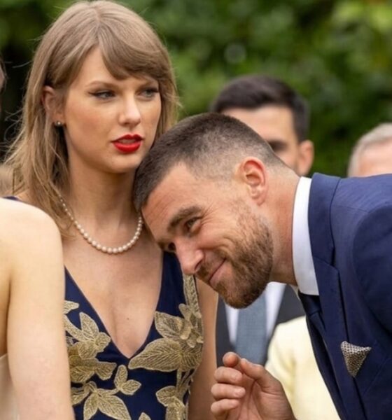 Travis Kelce Caught Inappropriately Looking at His Wife Taylor Swift’s Chest as They Attend Oli Jacobs and Laura Sisk’s Star-Studded Wedding... See the Full Never-Before-Seen Clip