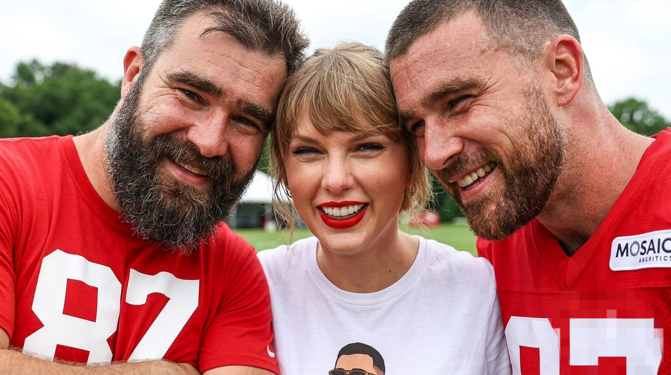 Taylor Swift Spotted at the Final Day of Chiefs Training Camp for the Very First Time Together With Brother-in-Law Jason Kelce, Who Came a Day Before, After She Was Recently Spotted in London - But Wait Until You See What Jason Said to Travis and Taylor on the Field That Left Everyone Bursting Into Laughter