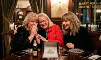 Taylor Swift, Travis Kelce’s Mother Donna Kelce, and Her Mother Andrea Swift Spotted Having an Emotional Heart-to-Heart Over Taylor's Wedding Band at Tampa’s Legendary Bern’s Dessert Room Ahead of the Chiefs vs Buccaneers Game, as Taylor Bursts Into Smiles While Her Mom Andrea and Travis’s Mom Donna Share a Tearful Hug in the Most Heartwarming Family Moment Ever Captured… See the Never-Before-Seen Photos and Exclusive Clip