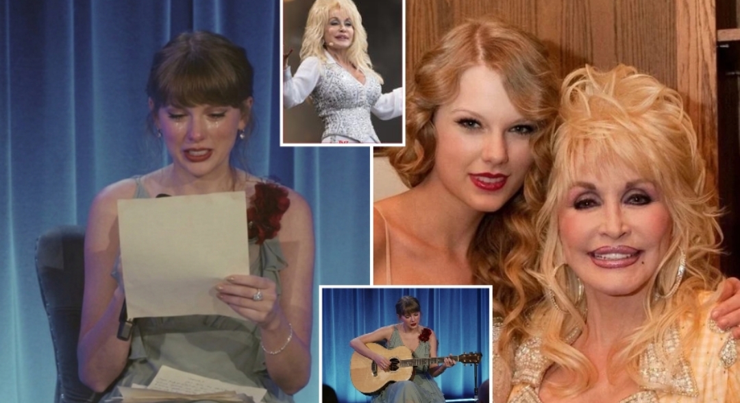 Taylor Swift Breaks Down in Tears During Heartbreaking Live Tribute to Dolly Parton, Reveals Secret Final Handwritten Letters and Unseen Memories Before Performing an Emotional Farewell Mashup... Read Her Heartfelt Message and Watch the Full Emotional Video