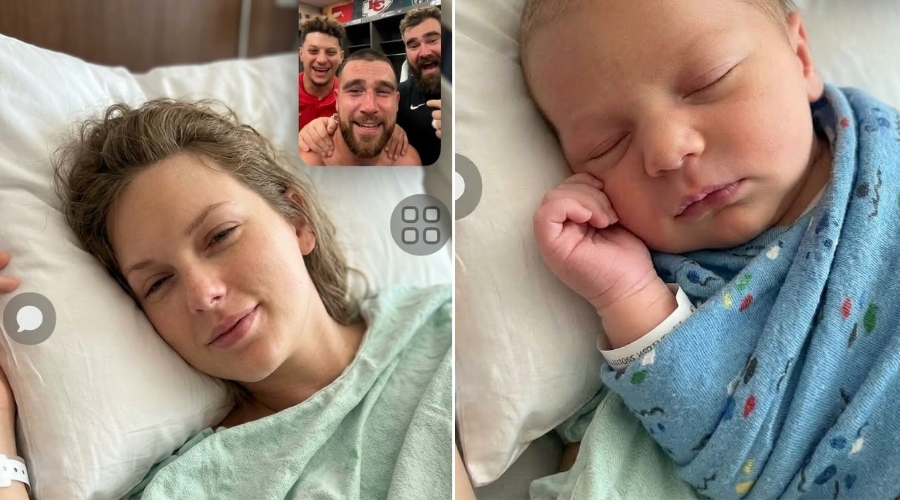 The Most Precious Video Call Ever - New Mom Taylor Swift Video Calls Husband Travis Kelce During Chiefs Season Opener Preparations to Reveal Their Healthy, Adorable Baby for the First Time, Leaving Travis, Jason Kelce and Patrick Mahomes Shouting, Jumping and Celebrating for Joy... See the Full Never-Before-Seen Clips