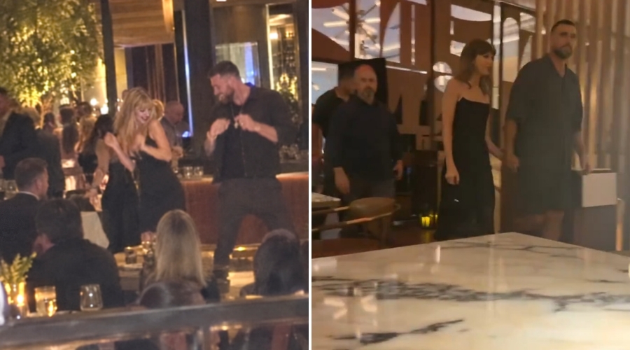 First Look at the Moment Taylor Swift and Husband Travis Kelce Take Over the Dance Floor With Their Hilarious Dance Moves at Patrick Mahomes’ 31st Birthday Celebration at 1587 Prime Steakhouse in Kansas City - Fans Can’t Stop Replaying the Fun-Filled Moment... See Clear Photos and Never-Before-Seen Clip