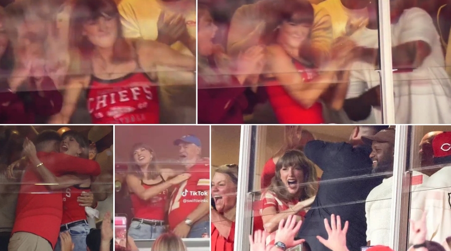 Taylor Swift’s Best Moments at the Chiefs vs. Colts Game - From Screaming “That’s My Husband!” and “He Married Me!” to Hilarious Celebration Dancing, Hugging Her Parents and Donna and Ed Kelce, and Playfully Beating Anyone Beside Her Out of Excitement - Plus, Jason Kelce Breaks His Silence on Why He Didn’t Attend the Game With Taylor, Joking That She Beat the Hell Out of Him at the Last Game
