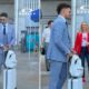 Patrick Mahomes Stuns in a Three Piece Suit as He Arrives at Hard Rock Stadium in Miami With Wife Brittany Mahomes for the Chiefs vs. Dolphins Game
