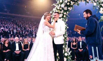 Travis Kelce Finally Releases Never-Before-Seen Magical Photos From His MSG Wedding to Taylor Swift on the Latest Episode of New Heights - Revealing Their Emotional Vow Moment as Adam Sandler Officiates the Ceremony in True Sandman Style Before MSG Reportedly Kicked Everyone Out for Taking Too Much Time... See All the Stunning Photos Fans Have Been Waiting Crazily to See
