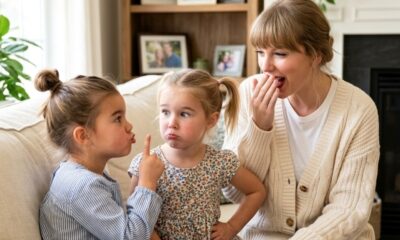 Kylie Kelce Posts a 6-Minute Irresistibly Adorable Clip of Her Daughters, Wyatt and Elliotte, Playfully Fighting Over Who Loves "Auntie Taylor" More