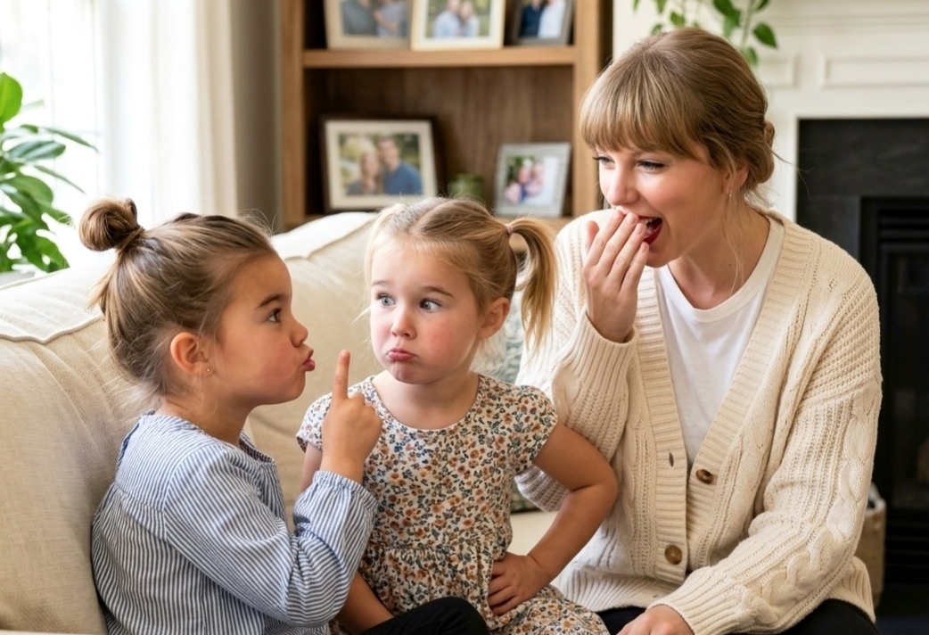 Kylie Kelce Posts a 6-Minute Irresistibly Adorable Clip of Her Daughters, Wyatt and Elliotte, Playfully Fighting Over Who Loves "Auntie Taylor" More