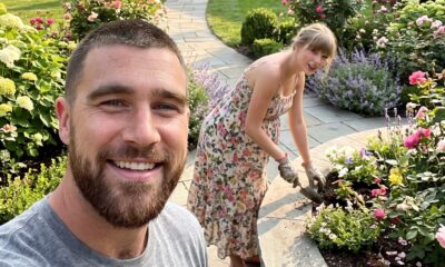 Travis Kelce Shares Rare First Look of Him and Wife Taylor Swift in the Garden at Their $5.35 Million Ohio Lakefront Private Family Home - and Fans Can’t Stop Looking at One Shocking Detail