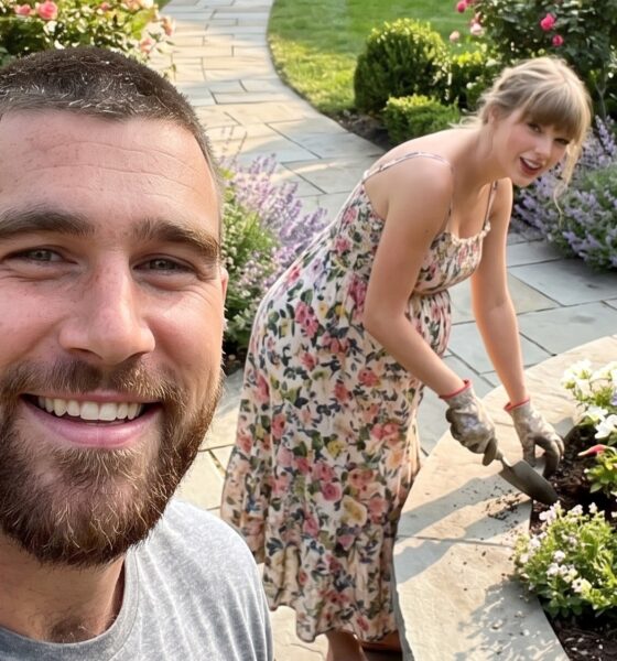 Travis Kelce Shares Rare First Look of Him and Wife Taylor Swift in the Garden at Their $5.35 Million Ohio Lakefront Private Family Home - and Fans Can’t Stop Looking at One Shocking Detail