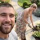 Travis Kelce Shares Rare First Look of Him and Wife Taylor Swift in the Garden at Their $5.35 Million Ohio Lakefront Private Family Home - and Fans Can’t Stop Looking at One Shocking Detail