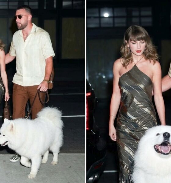 Taylor Swift and Husband Travis Kelce Step Out for Dinner at an Indian Restaurant in NYC With Their Adorable Dog - But What Taylor Did With the Dog Has Fans Talking About One Heartwarming Detail