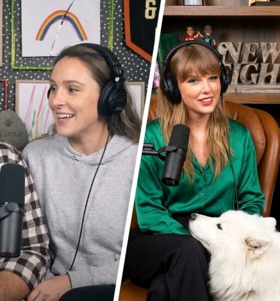 Kylie Kelce Hosts Husband Jason Kelce on a Special Collaboration Between New Heights and Her ‘Not Gonna Lie’ Weekly Podcast, Featuring Special Guests Taylor Swift and Travis Kelce - Where Taylor Critiques Travis’s Tunnel Outfits, Teams Up With Kylie to Roast Jason’s Shirtless Antics, and Finally Spills Never-Before-Heard Secrets About Her Magical Madison Square Garden Wedding to Travis - See the Full Never-Before-Seen Interview Clip!