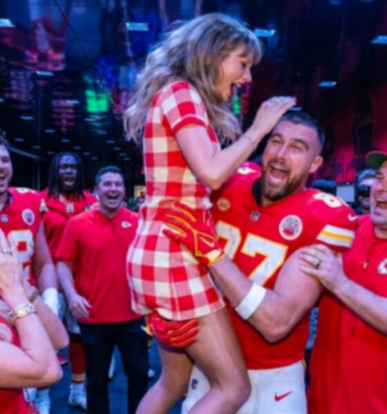 Taylor Swift Breaks NFL Protocol and Runs Onto the Field to Jump Into Husband Travis Kelce’s Arms After the Chiefs’ Stunning 31-10 Victory Over the Broncos in the NFL Season Opener - See the Full 2-Minute Rare Clip