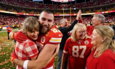 Taylor Swift, Her Parents Andrea and Scott Swift, and Her Husband Travis Kelce’s Parents Donna and Ed Kelce Rush the Arrowhead Field Together to Celebrate the Chiefs’ Dominant 31-10 Victory Over the Broncos, Surprising Travis with a Heartwarming Post-Game Celebration and Doing Something So Sweet When They Meet Him That Fans Can’t Stop Talking About... See All Photos and Unseen Clips