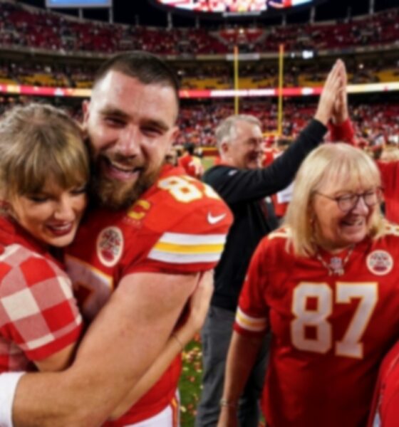 Taylor Swift, Her Parents Andrea and Scott Swift, and Her Husband Travis Kelce’s Parents Donna and Ed Kelce Rush the Arrowhead Field Together to Celebrate the Chiefs’ Dominant 31-10 Victory Over the Broncos, Surprising Travis with a Heartwarming Post-Game Celebration and Doing Something So Sweet When They Meet Him That Fans Can’t Stop Talking About... See All Photos and Unseen Clips