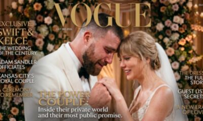 Vogue Drops First-Ever Look at the Magical Moment Travis Kelce Puts the Ring on Taylor Swift’s Finger as She Says “I Do” at Their Majestic MSG Wedding, Just Hours Before the Chiefs vs. Colts Game... See the Never-Before-Seen Clip