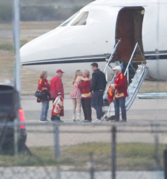First Glimpse at the Sweetest Moment as Taylor Swift Arrives in Kansas City on Her Private Jet Alongside Her Parents, Andrea and Scott Swift, and Her Husband Travis Kelce’s Parents, Donna and Ed Kelce, to Show Their Support for Travis at the Chiefs vs. Colts Game - Both Sets of Parents Wear Identical Outfits as a Sweet Nod to Travis, While Taylor Shares Heartwarming Hugs With Her Mom and Donna and the Fathers Hold Special Items to Cheer Travis Kelce That Fans Can’t Stop Talking About... See Clearer Photos and the Never-Before-Seen Clip of Their Beautiful Arrival