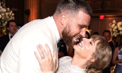 Vogue Finally Drops the First-Ever Glimpse of Taylor Swift and Travis Kelce’s Sweet and Amusing First Dip Kiss at Their Majestic MSG Wedding, Alongside More Photos for the 2026 Cover, Breaking the Internet Ahead of the Chiefs vs. Colts Game After Intense Online Pressure Forced the Singer to Share the Never-Before-Seen Photos