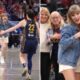 Taylor Swift Breaks WNBA Protocol and Runs Onto the Court to Celebrate With Caitlin Clark, Gives Her a Huge Hug and Points at the No. 22 on Her Back After Fever’s Thrilling 96-77 Win Over the Lynx - Mom Andrea Swift and Donna Kelce Are Seen Chasing After Her to Caution Her as an Overexcited Taylor Couldn’t Hold Herself Back... See the Full Never-Before-Seen Clip and Photos